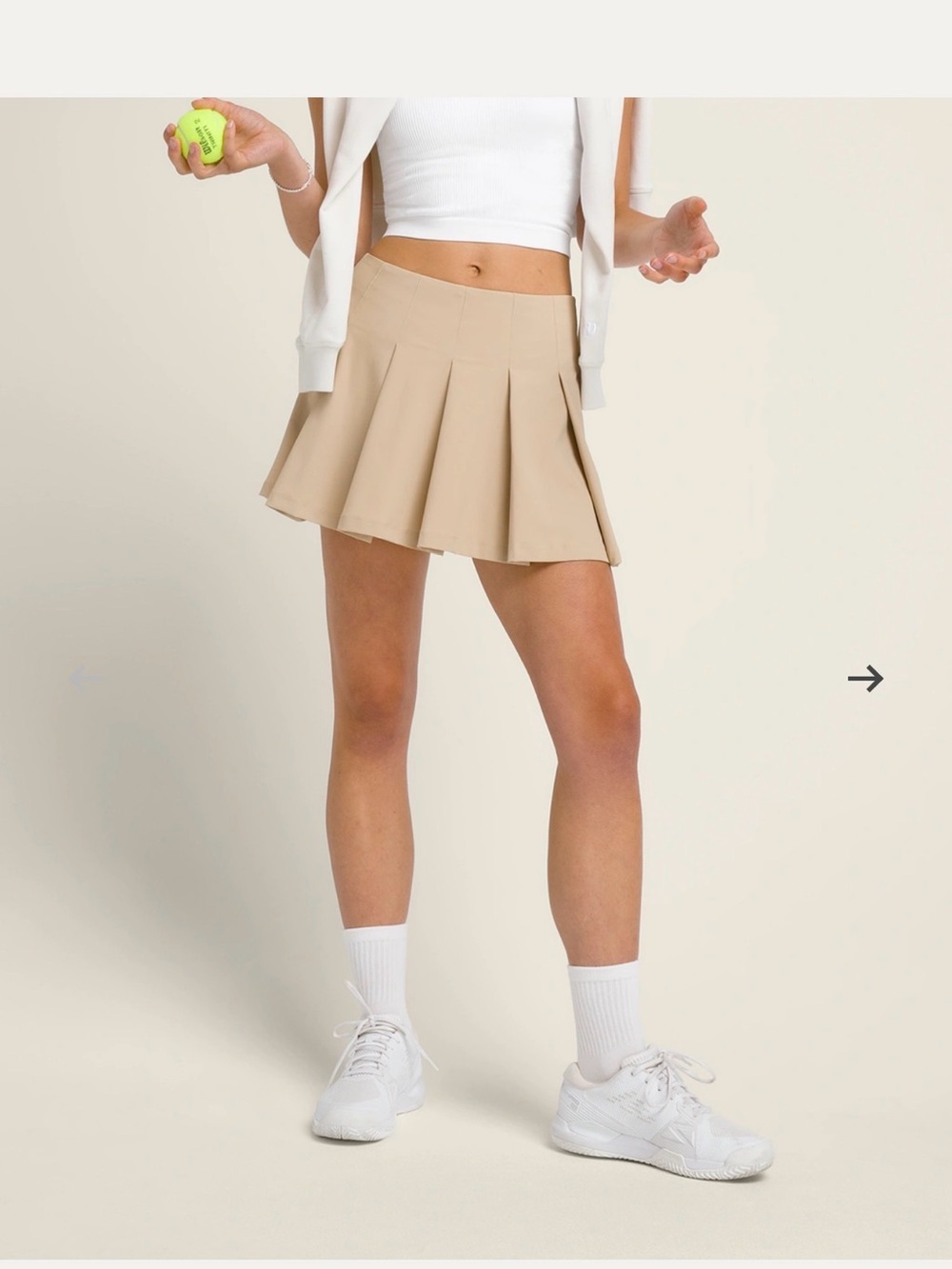 Wilson Classic Pleated Mini Skirt